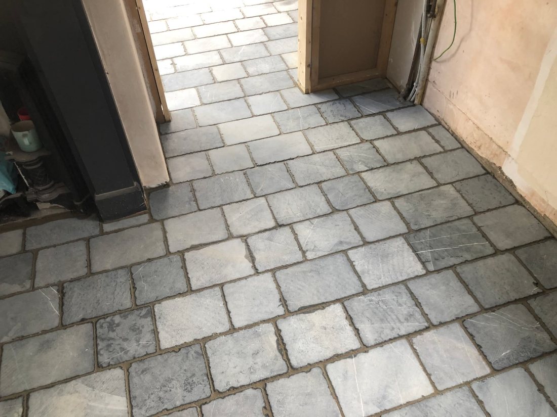 Natural stone floor in Whitchurch, Cardiff